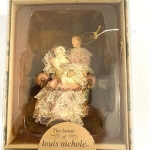 Vintage Kurt Adler Louis Nichole NIB Victorian Christmas Ornament